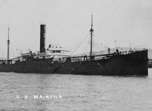 Wairuna in Wellington Harbour, c. 1913-1915