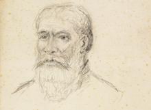 Sketch of Te Kooti probably drawn by Thomas Ryan, 1880s