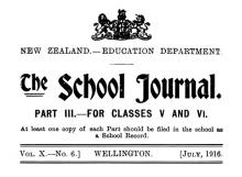 School Journal cover, 1916