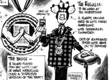 Cartoon about New Zealand's honours system