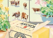 Anchor butter advertisement, 1936