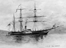 HMS Acheron, 1848
