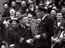 Rescued crew from the Awatea