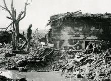 German pillbox on the Passchendaele battlefield