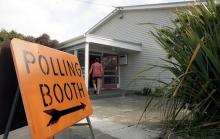 Polling booth, 1996