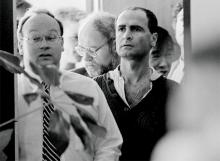 Wellington Stock Exchange during the crash, 1987