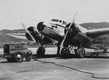 ZK-AGK Kaka at Wellington, 1945
