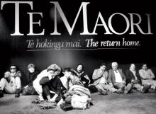 Staff at the Auckland City Art Gallery just before the opening of Te Maori