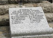 Remembrance plaque at Bere Ferrers