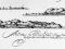 Sketch of Cape Foulwind in 1642