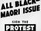 All Black–Māori issue protest poster