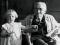 Dr Frederic Truby King and child, 1932