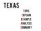 Communicating information: TEXAS
