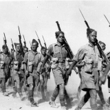 2 NZEF infantry marching into Egypt