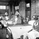 Learning needlework