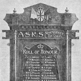 Newmarket railway workshops roll of honour board