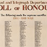 Post and Telegraph national roll of honour board