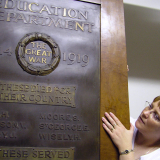 Rededication of Education Department roll of honour board