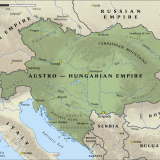 Map of the Austro-Hungarian Empire in 1914