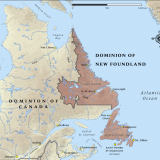 Map of Newfoundland in 1914