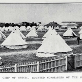 Addington special constables' camp in 1913