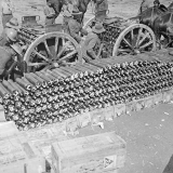 New Zealand artillery on the Somme, 1916