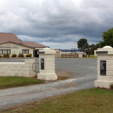 Arapohue Hall memorial gate
