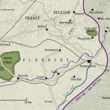 Armentières sector 1916 map