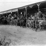 Army Service Corps ration dump, 1917