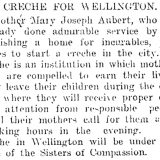 Wellington crèche report, 1903