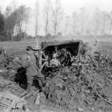 18 Pounder in action at Le Quesnoy
