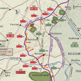 Battle of Messines map