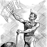 Blackball miners' strike cartoon