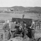 25-pounder in action in Korea