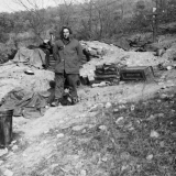 Exchange and command post in Korea