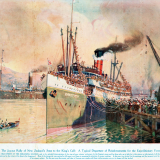 Farewelling troops painting