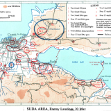Map of Canea area, 20 May 1941