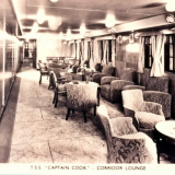 Lounge on the Captain Cook immigrant ship