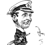 Captain Hall-Thompson of HMS <em>Philomel</em>
