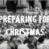 Wellington santa parade in 1958