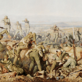 <em>The Battle of Chunuk Bair, 8 August 1915</em>, by Ion Brown