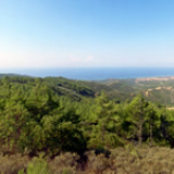 View from Chunuk Bair panorama, Gallipoli 