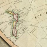 Map showing Cook's voyages