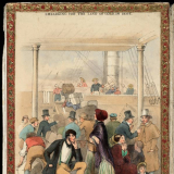 Departure for New Zealand, painting