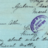 Dora Spencer letter, 1916
