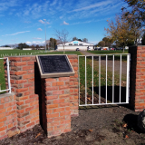 Clive war memorial pool and gates