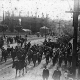 Fred Evans procession