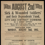 Fundraising poster for soldiers
