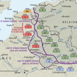 German 1918 spring offensives map