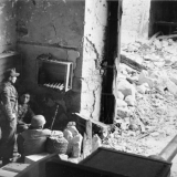 Germans in the ruins of Cassino